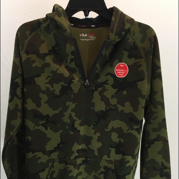 fila camo hoodie